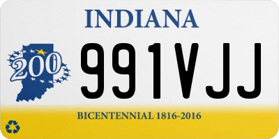 IN license plate 991VJJ