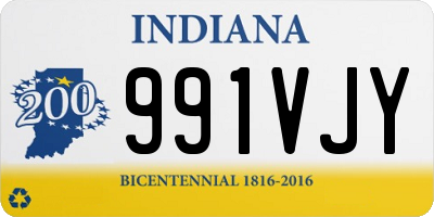 IN license plate 991VJY