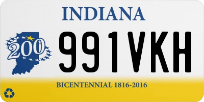 IN license plate 991VKH