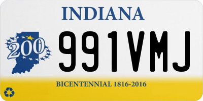 IN license plate 991VMJ