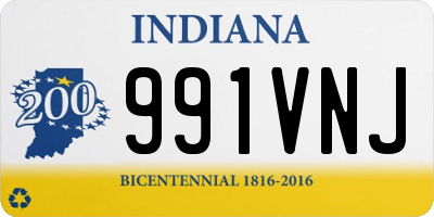 IN license plate 991VNJ