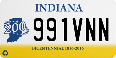 IN license plate 991VNN