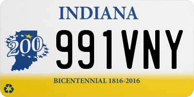 IN license plate 991VNY