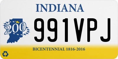 IN license plate 991VPJ