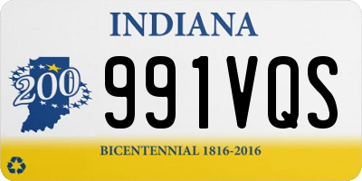 IN license plate 991VQS