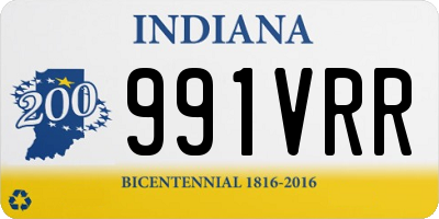 IN license plate 991VRR