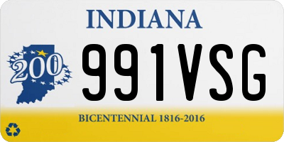 IN license plate 991VSG