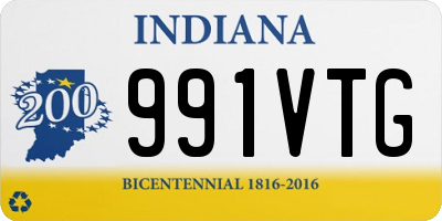 IN license plate 991VTG