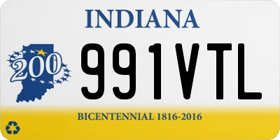 IN license plate 991VTL