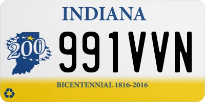 IN license plate 991VVN