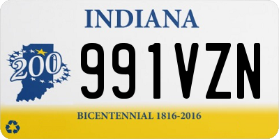 IN license plate 991VZN