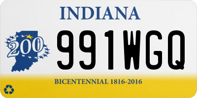 IN license plate 991WGQ