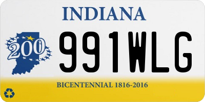 IN license plate 991WLG