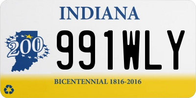 IN license plate 991WLY
