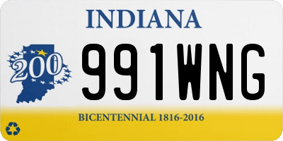 IN license plate 991WNG