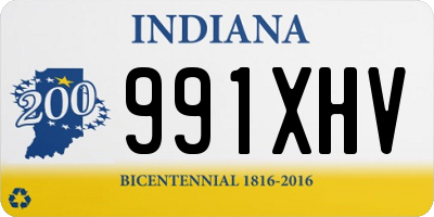 IN license plate 991XHV