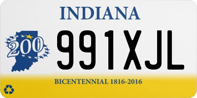 IN license plate 991XJL