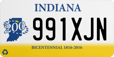 IN license plate 991XJN