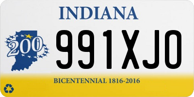 IN license plate 991XJO