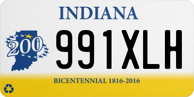 IN license plate 991XLH