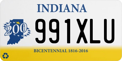 IN license plate 991XLU