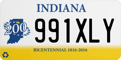 IN license plate 991XLY