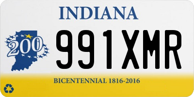 IN license plate 991XMR