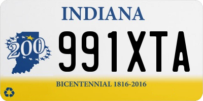 IN license plate 991XTA