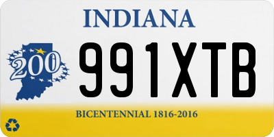 IN license plate 991XTB