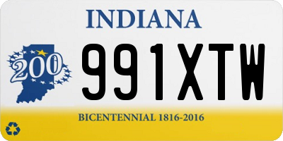 IN license plate 991XTW