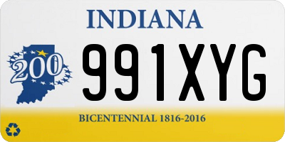 IN license plate 991XYG