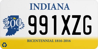 IN license plate 991XZG