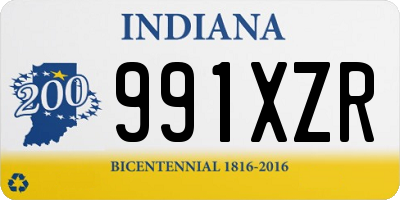 IN license plate 991XZR