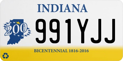 IN license plate 991YJJ