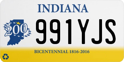 IN license plate 991YJS