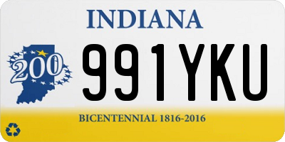 IN license plate 991YKU