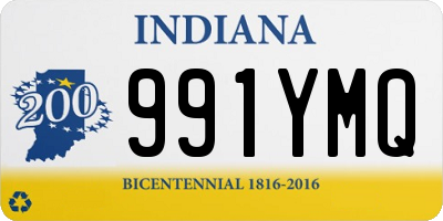 IN license plate 991YMQ