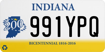 IN license plate 991YPQ