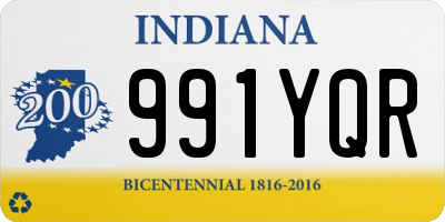 IN license plate 991YQR