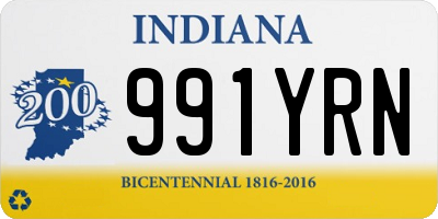 IN license plate 991YRN