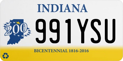 IN license plate 991YSU