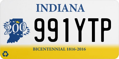 IN license plate 991YTP