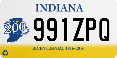 IN license plate 991ZPQ