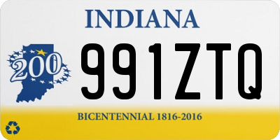 IN license plate 991ZTQ