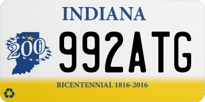 IN license plate 992ATG