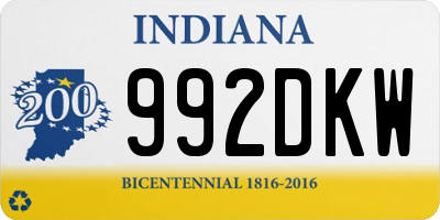 IN license plate 992DKW