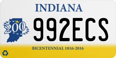 IN license plate 992ECS