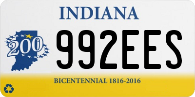 IN license plate 992EES