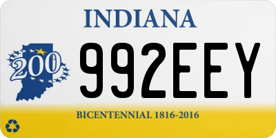 IN license plate 992EEY