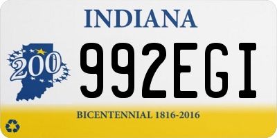 IN license plate 992EGI